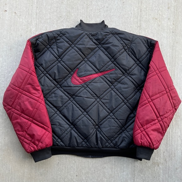 Vintage Nike Puffer Jacket Reversible - Picture 1 of 13